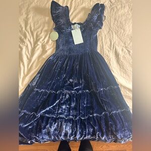 Original Blue Velvet nap dress from Hill House! New with tags!